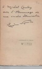 Rare livre autographe d'occasion  Sète