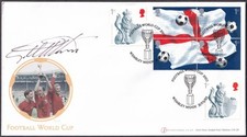COPA DO MUNDO 2002, BUCKINGHAM WEMBLEY OFICIAL ASSINADO GEOFF HURST comprar usado  Enviando para Brazil