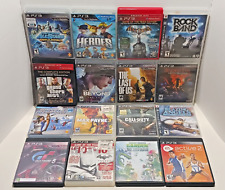 Lote de 16 jogos PS3 PlayStation 3 Resident Evil, Last of Us, Max Payne, Rockband etc, usado comprar usado  Enviando para Brazil