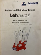 Lehnhoff ms01 schnellwechsler gebraucht kaufen  Freital