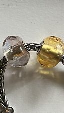 Trollbeads prism yellow usato  Novara