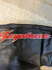 Hayabusa black leather for sale  PEVENSEY