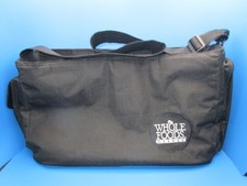 Usado, WHOLE FOODS Bolsa Tote de Ombro Reutilizável Grande Isolada Preta com Zíper comprar usado  Enviando para Brazil
