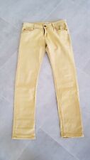 Pantalon jean moutarde d'occasion  Le Beausset