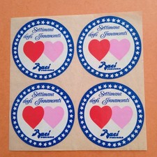 Lotto adesivi vintage usato  Palmanova