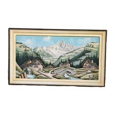 Grand tableau montagne d'occasion  Jassans-Riottier