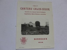 étiquette ancienne château d'occasion  Biganos