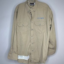 Camisa de lona Bulwark FR grande resistente a fogo/arco grade nacional - Grande , usado comprar usado  Enviando para Brazil