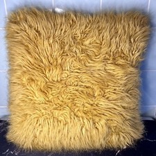 Mustard faux fur for sale  BIGGLESWADE