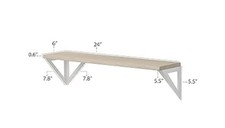 Prateleiras flutuantes Minori para armazenamento de parede estante flutuante conjunto de 3 banheiros... comprar usado  Enviando para Brazil