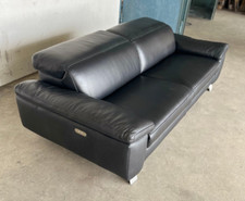 Zweisitzer ledercouch schwarz gebraucht kaufen  Herford