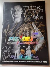 Programa de eventos PRIDE FC 32 AUTOGRAFADO x5 MMA UFC RIZIN Fedor Randleman Henderson comprar usado  Enviando para Brazil