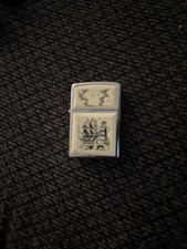 Zippo scrimshaw brass for sale  Kitty Hawk