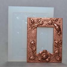 QUADRO FLORAL - molde de silicone - resina, argila polimérica, fimo, sugarcraft, latão ca comprar usado  Enviando para Brazil