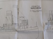 Plans model boat for sale  TELFORD