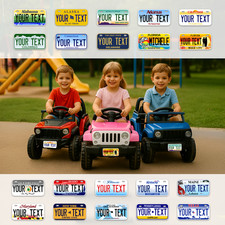 Usado, Mini placas de estado personalizadas | Todos os 50 estados | 4x2 - 6x3 | placas de identificação para bicicleta comprar usado  Enviando para Brazil
