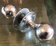 Pair chrome door for sale  LONDON