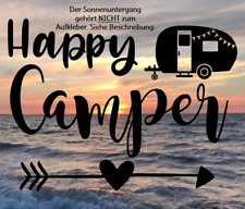 Aufkleber happy camper gebraucht kaufen  Munster
