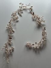 Haarschmuck hochzeit roségold gebraucht kaufen  Hamburg