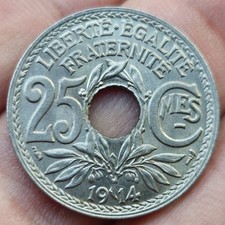Centimes 1914 lindauer d'occasion  Bruay-sur-l'Escaut