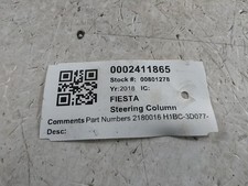 Ford fiesta steering for sale  SKELMERSDALE