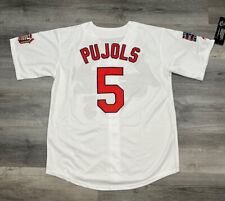 Camiseta deportiva para hombre Albert Pujols St. Louis Cardinals 2006 Serie Mundial local grande segunda mano  Embacar hacia Argentina