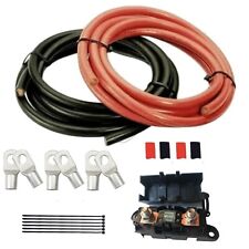 3000 - 4000W (Kit de fiação do inversor 250A Mega suporte de fusível & 0B&S Vermelho/Preto 1 Metro), usado comprar usado  Enviando para Brazil