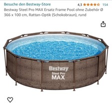 Swimmingpool komplettset letzt gebraucht kaufen  Bergheim