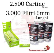 2.500 cartine gizeh usato  Spedire a Italy