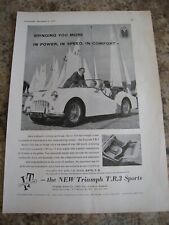 New triumph tr3 for sale  BRISTOL