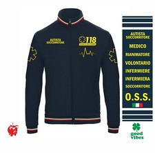 Felpa tricolore ambulanza usato  Trapani