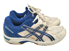Tênis feminino Asics Gel Rocket tamanho 8 vôlei corrida branco azul comprar usado  Enviando para Brazil
