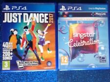(ps4) Just Dance 2017 + celebração Singstar + Adele .Oasis. aplicativo de telefone canto+dança  comprar usado  Enviando para Brazil