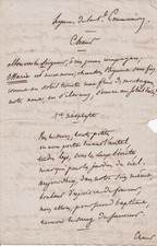 Autograph poem signed d'occasion  Expédié en Belgium