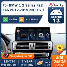 Multimídia tela sensível ao toque GPS 8+256G para BMW 1 2 Series F22 F45 Carplay Android 13 comprar usado  Enviando para Brazil