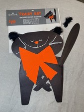 Decoração de Halloween vintage década de 1940 anos 50 anos 60 Hallmark Fraidy Kat gato preto  comprar usado  Enviando para Brazil