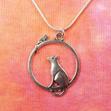 Cat mouse necklace for sale  Lubbock