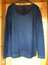 Lochpulli grobmaschig blau gebraucht kaufen  Creglingen
