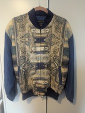 Silk bomber jacket for sale  LONDON