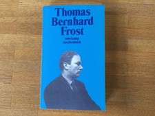 Thomas bernhard frost gebraucht kaufen  Wedel