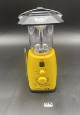 Lanterna de acampamento Kaito KA249W manivela solar LED com rádio meteorológico AM FM NOAA YLW comprar usado  Enviando para Brazil