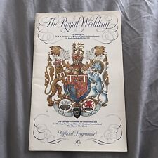 Royal wedding 1981 for sale  REIGATE