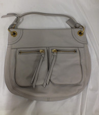 Fossil grey leather for sale  IPSWICH
