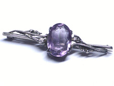 Antique silver amethyst for sale  DORCHESTER