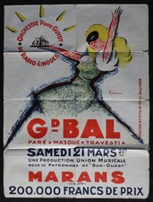 Affiche grand bal d'occasion Affiche grand bal d'occasion  Nantes-