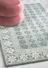 Tapetes de área de lã feitos à mão Wilfred design floral para sala de estar comprar usado  Enviando para Brazil