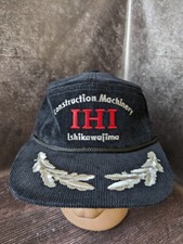 Gorra negra vintage Ishikawajima IHI maquinaria de construcción segunda mano  Embacar hacia Mexico
