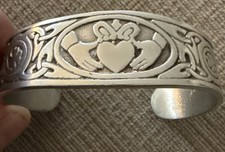 New pewter claddagh for sale  Clifton Heights