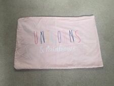 Unicorns rainbows duvet for sale  SHREWSBURY