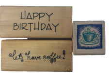 Rubber stamp wood for sale  LIVERPOOL